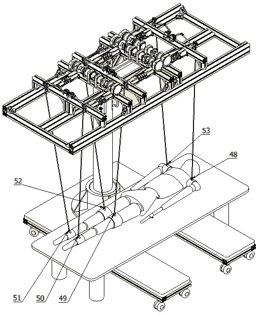 Paralytic patient posture movement auxiliary device