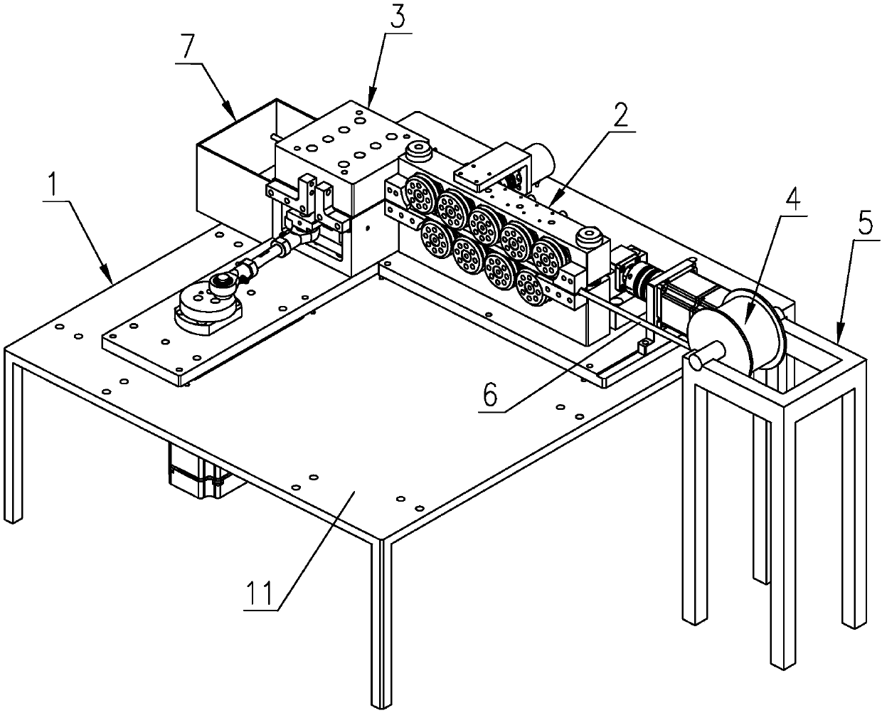 Precision automatic cutting equipment and method for teflon tube