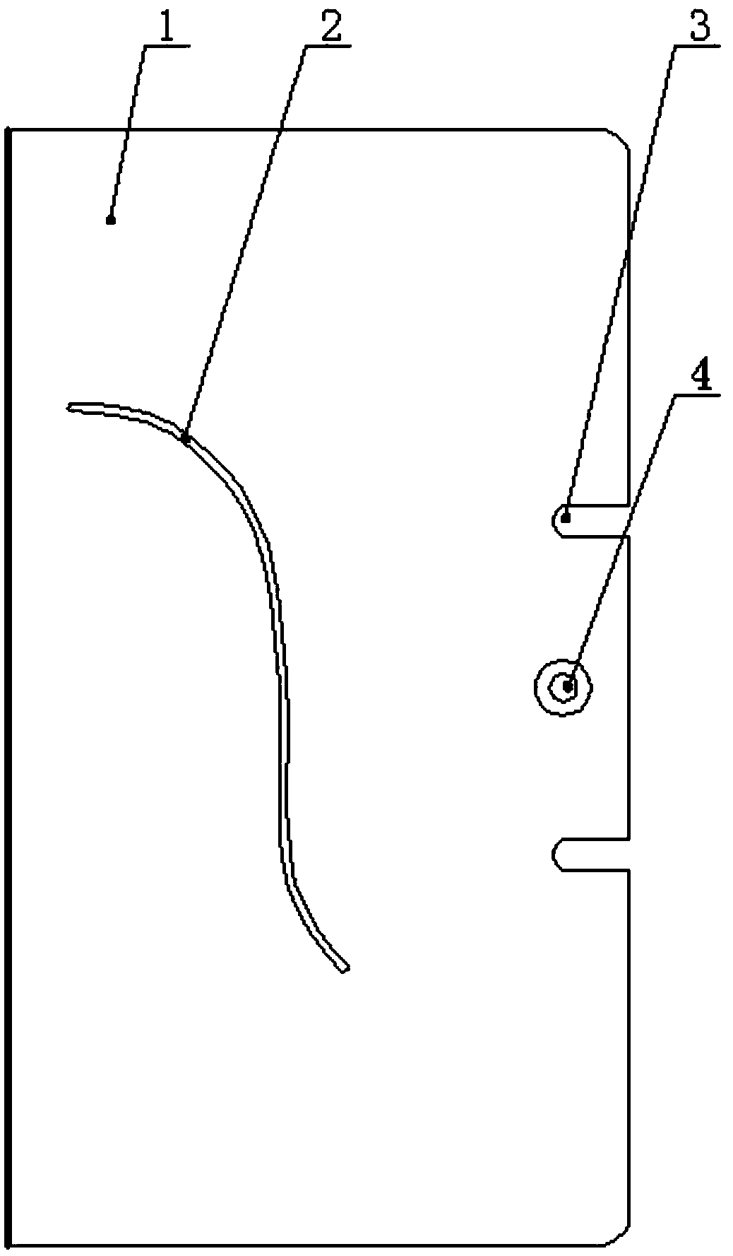 Special western style pants under front hooking template for automatic template sewing machine