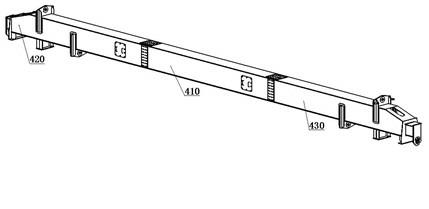 Propelled hydraulic cable carrying crane