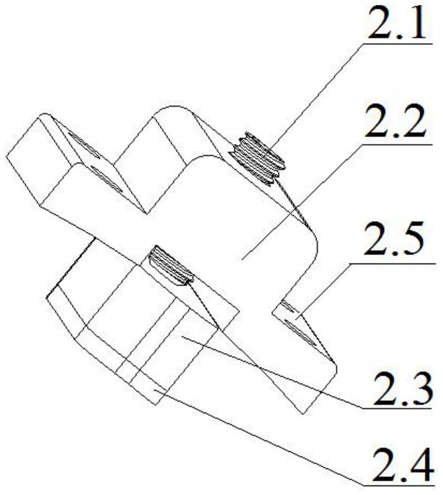 Radial adjusting and fastening device for ultra-precision optical machining of grazing incidence mirror