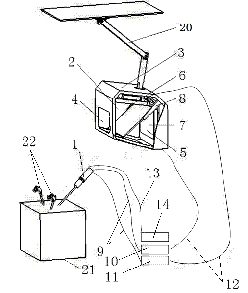 Laparoscope three-dimension monitoring system