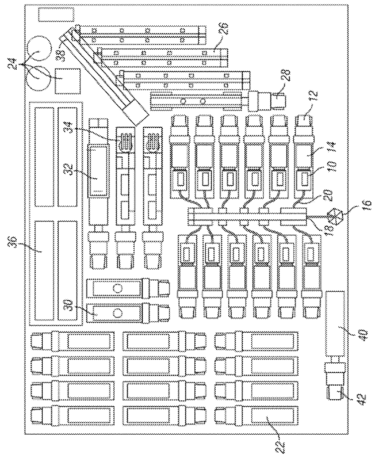 System for centralized monitoring and control of electric powered hydraulic fracturing fleet