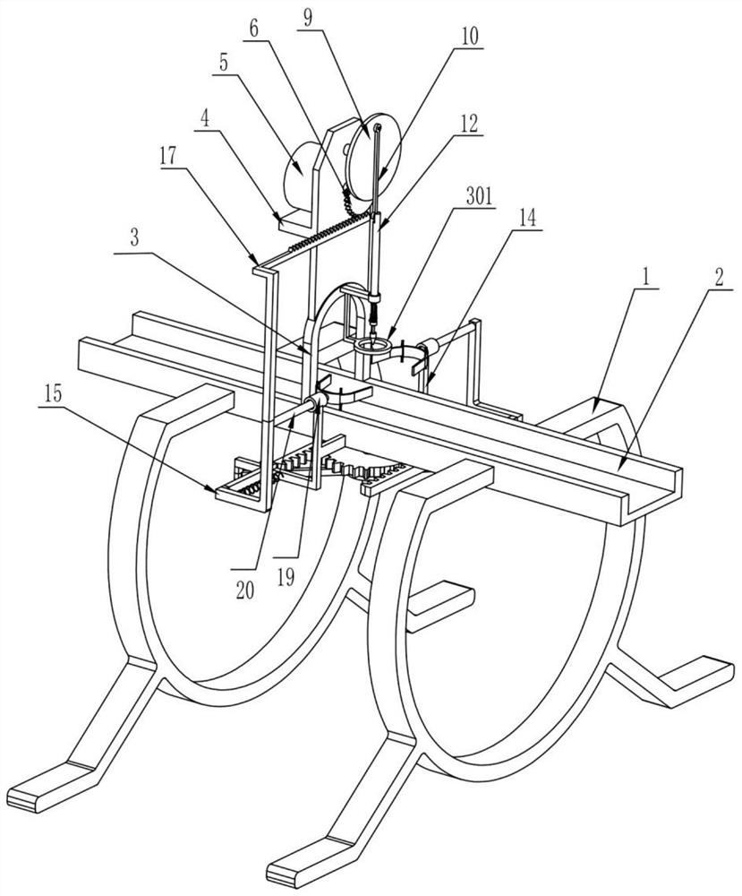 An infusion bottle sealing stopper separation device for medical waste classification