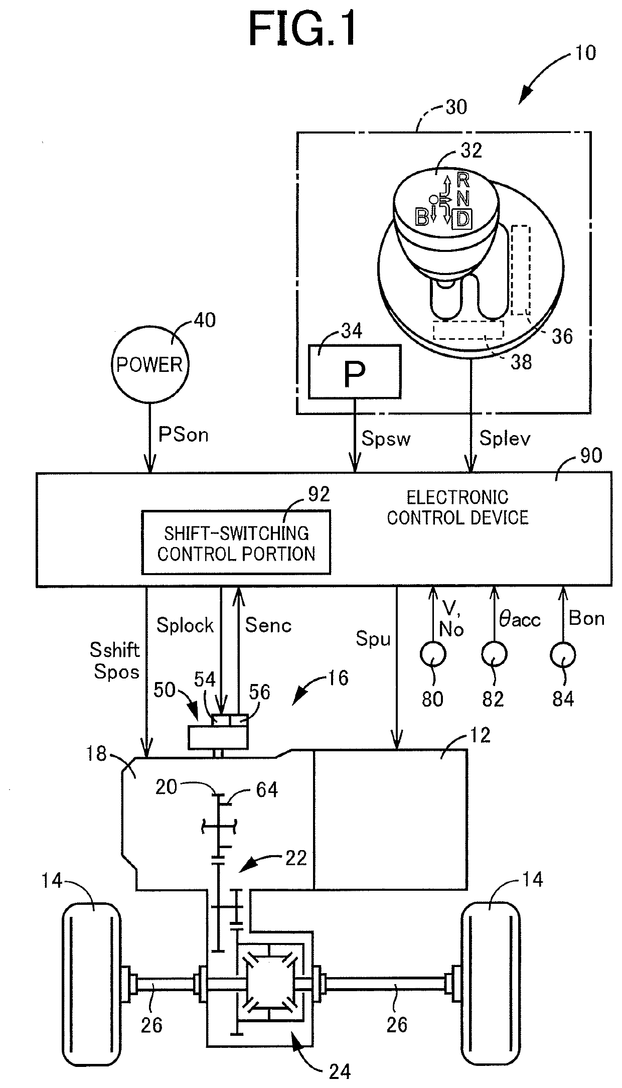 Control device for vehicle