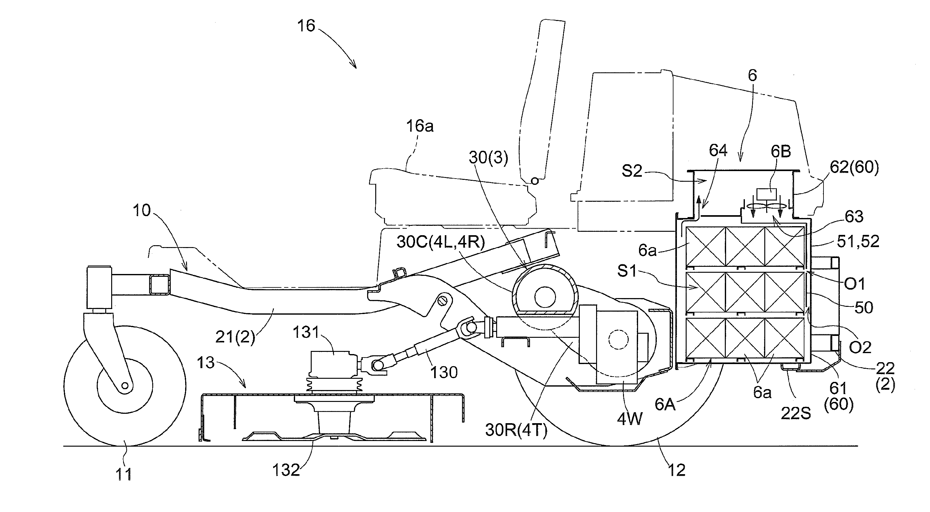 Battery Pack and Electric Work Vehicle