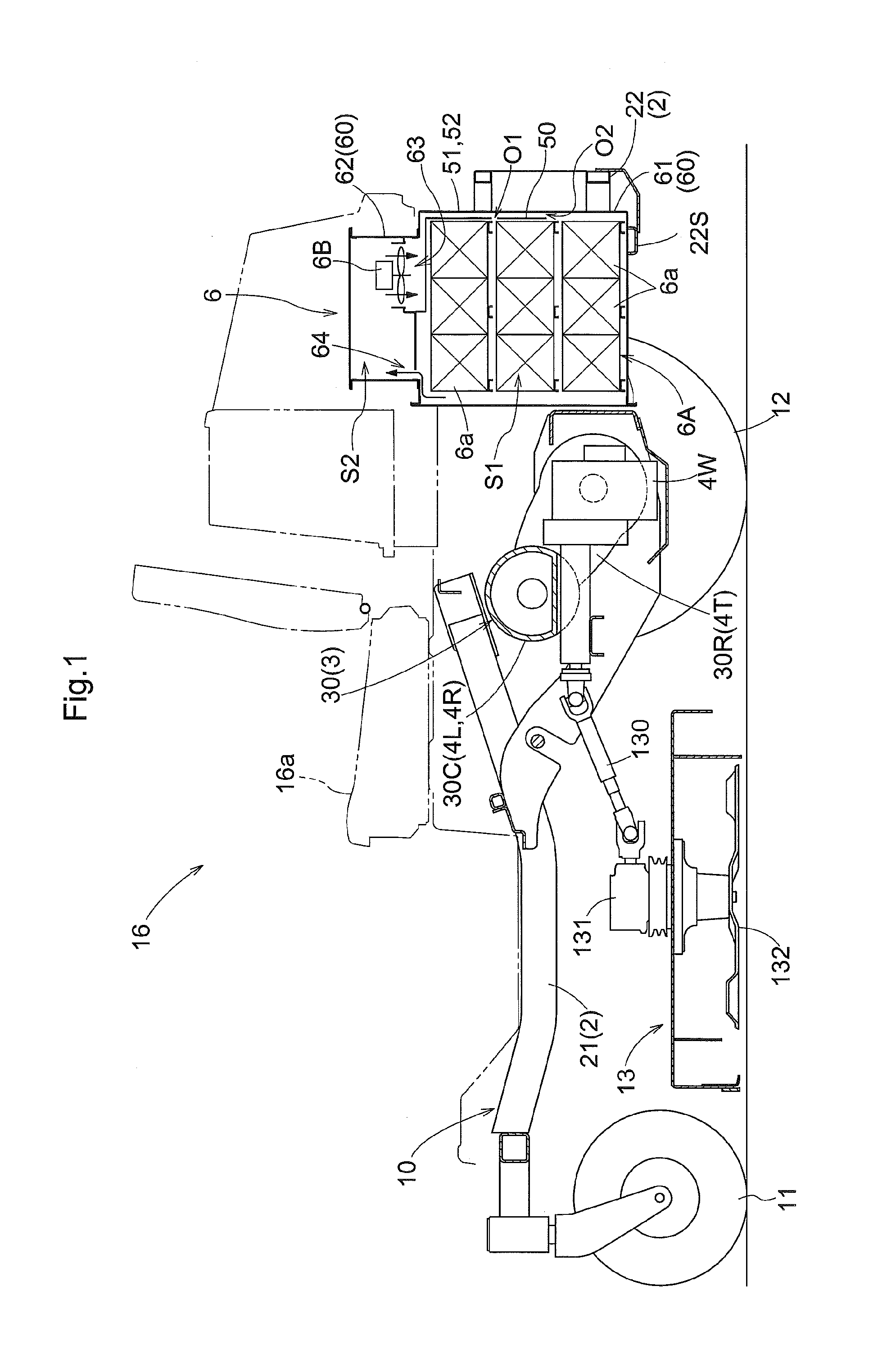 Battery Pack and Electric Work Vehicle