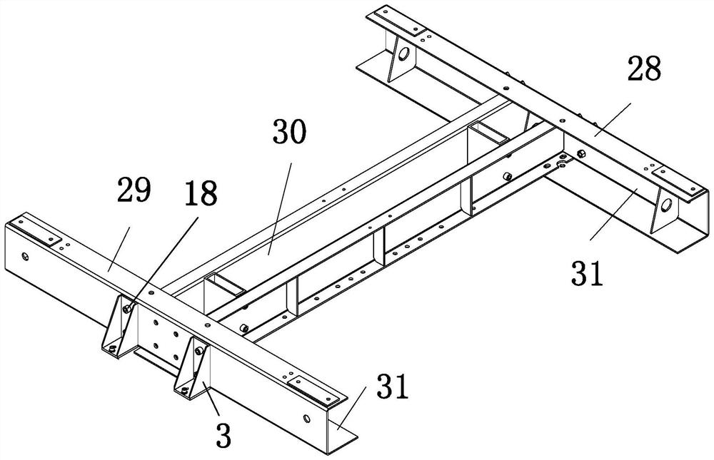 Tailored welding tooling and welding method for lower frame