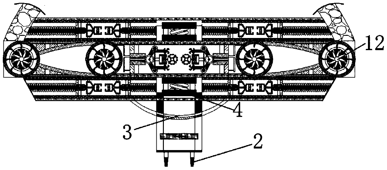 LED lamp circuit board heat dissipation device based on principle of thermal expansion and cold contraction