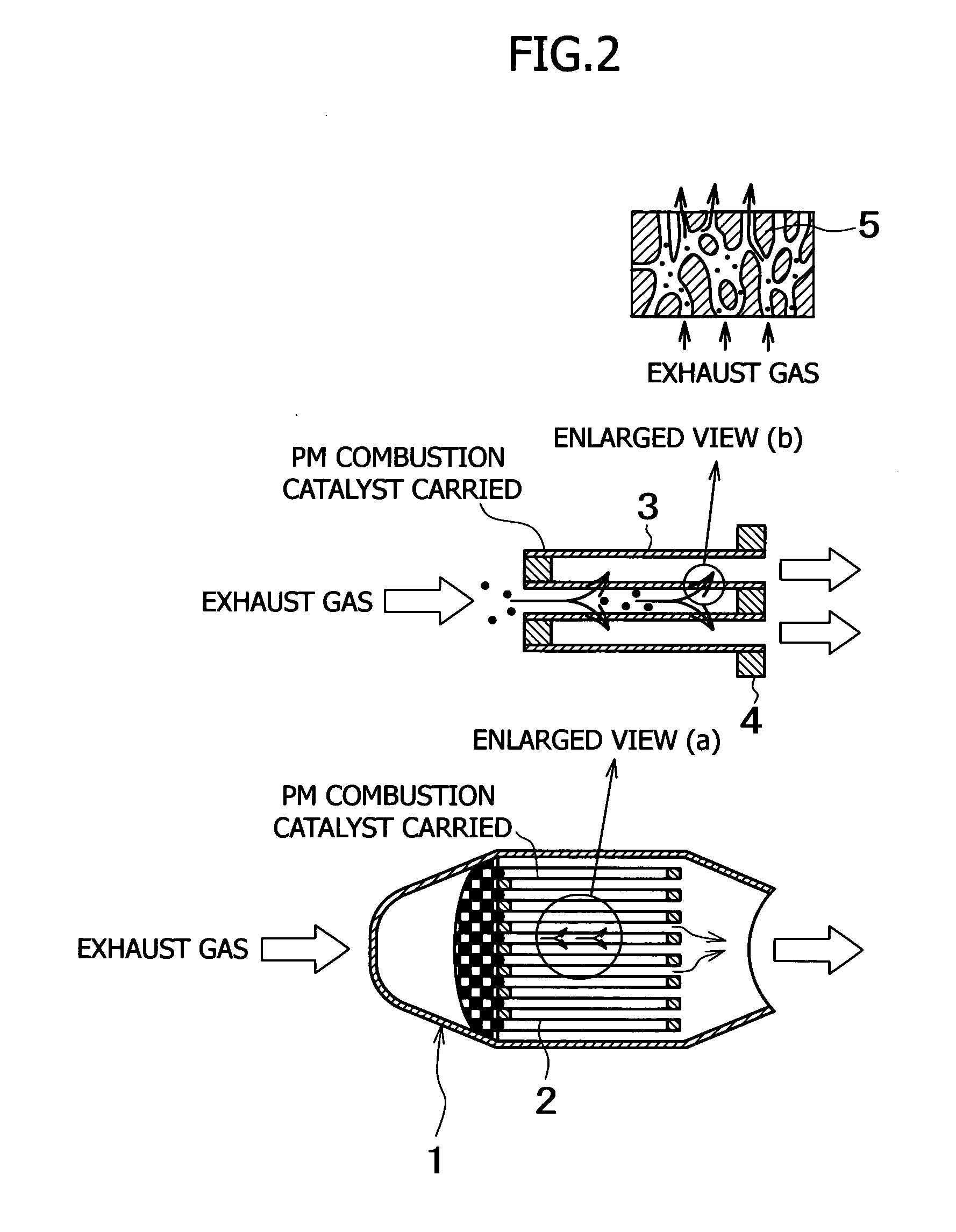 Exhaust gas treatment catalyst and exhaust gas treatment method