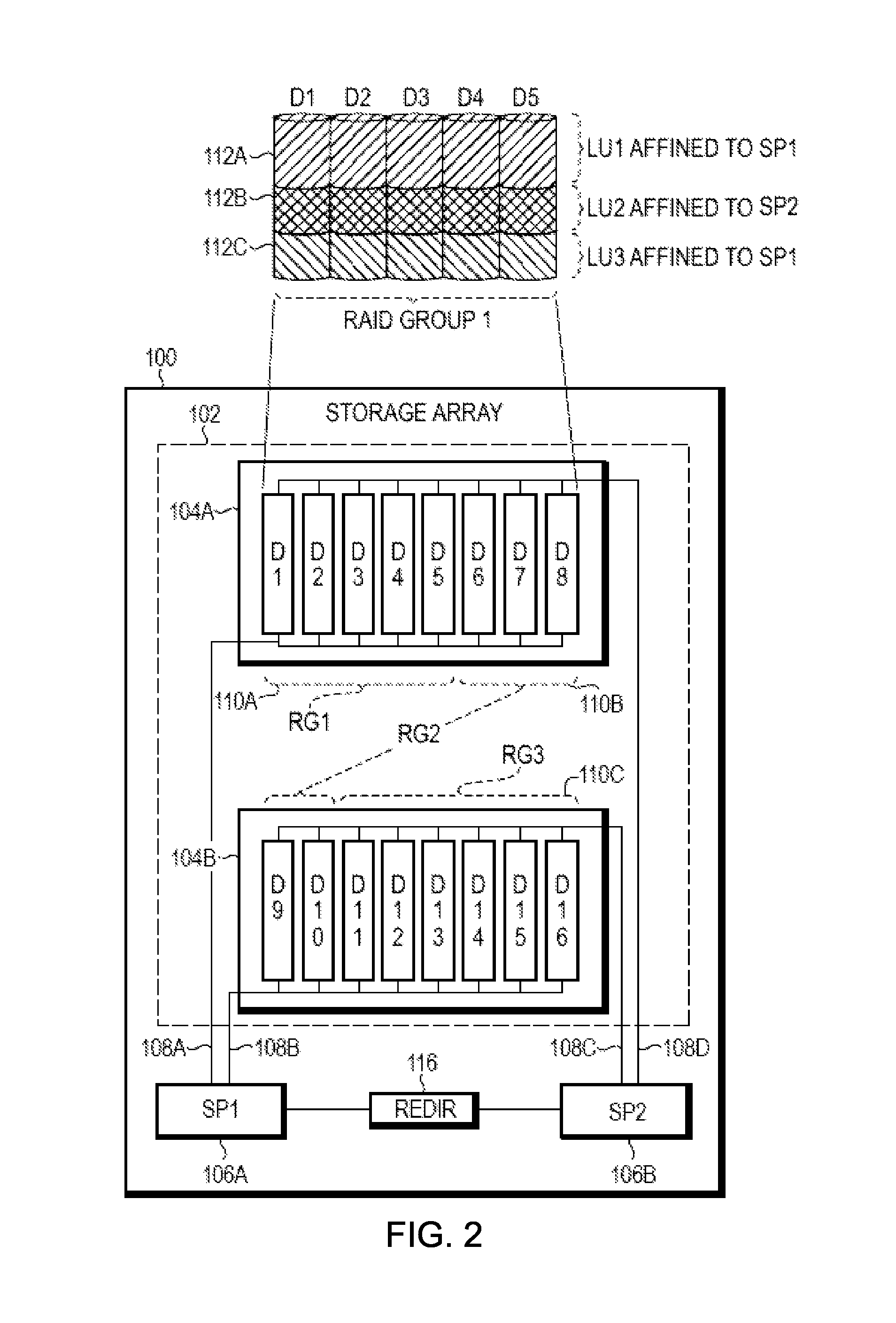 Optimizing data location in data storage arrays