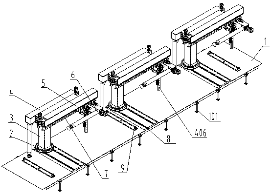 Switch long and heavy part replacement equipment