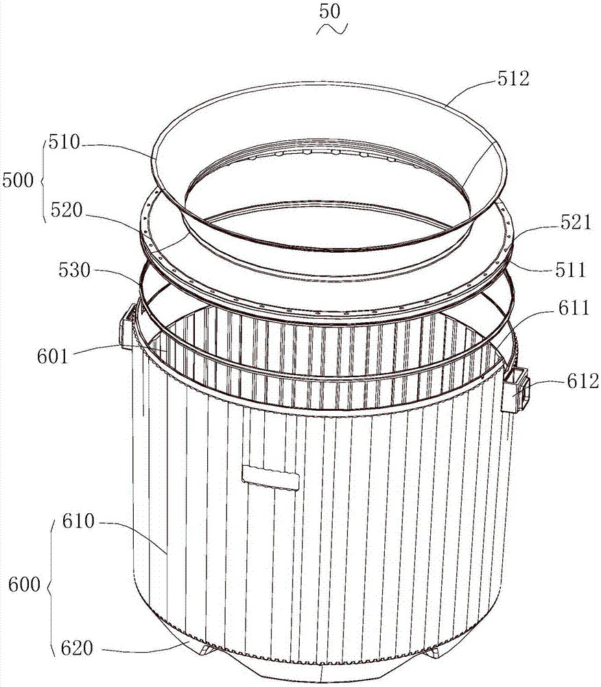 Washing machine and water retaining ring thereof