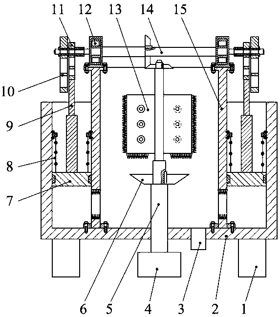 Pulping equipment based on variable-stroke reciprocating pressure punching and turbulent flow filtration flushing type pulping