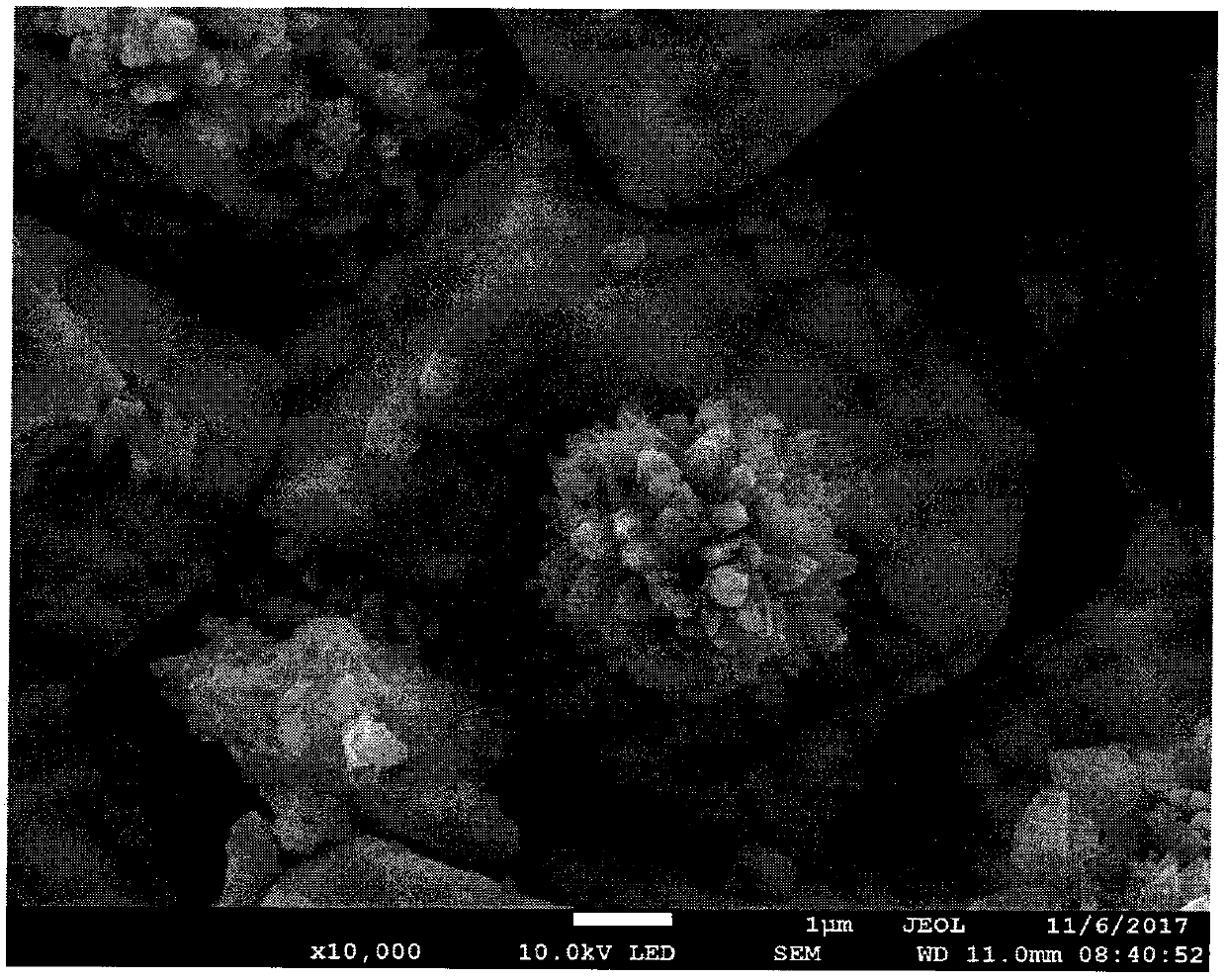 TiO2-Ti2O3(H2O)2(C2O4).H2O heterojunction material and preparation method thereof