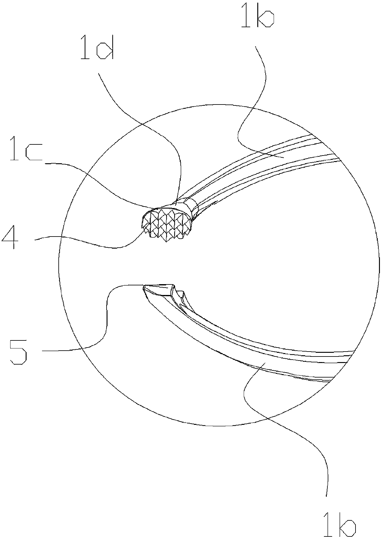 Mandibular condyle sagittal fracture reduction forceps