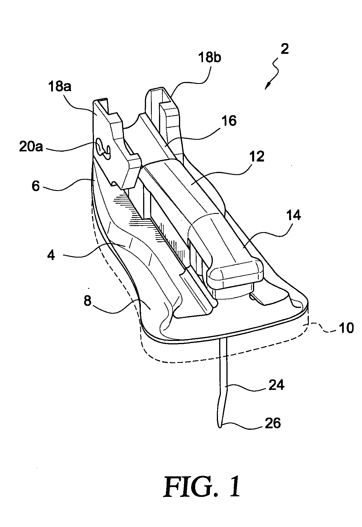 Removable sharps device for accessing a portal reservoir