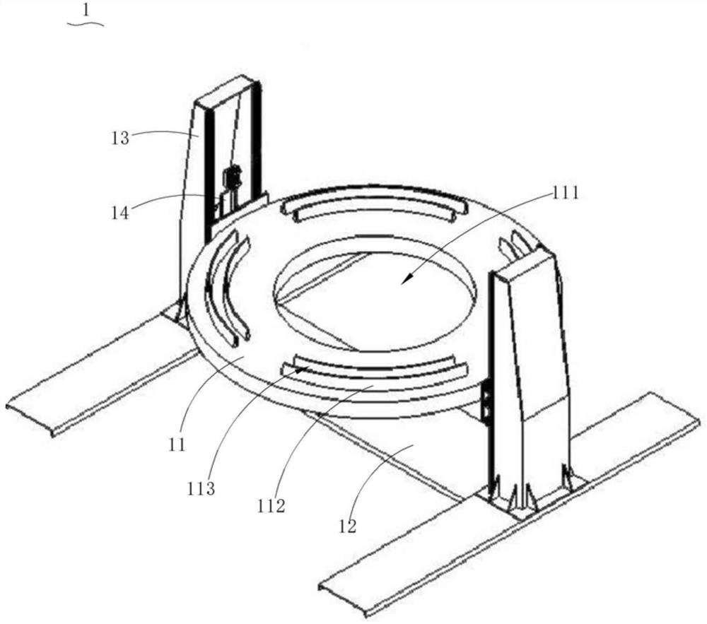 Mixing drum assembling tool