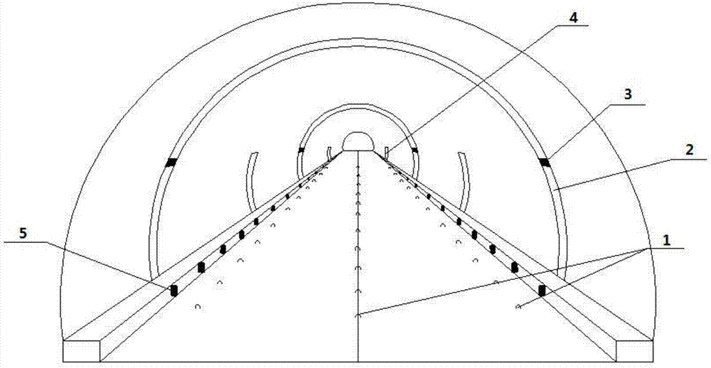 Light-emitting guide system for rural highway tunnels