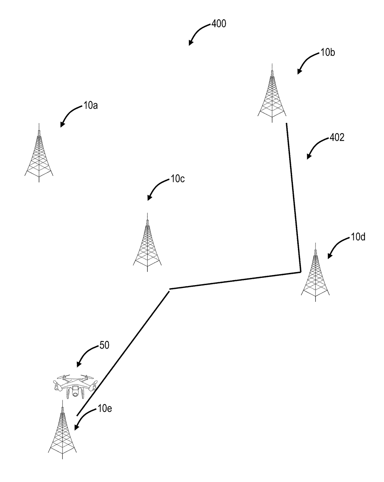 Air traffic control monitoring systems and methods for unmanned aerial vehicles