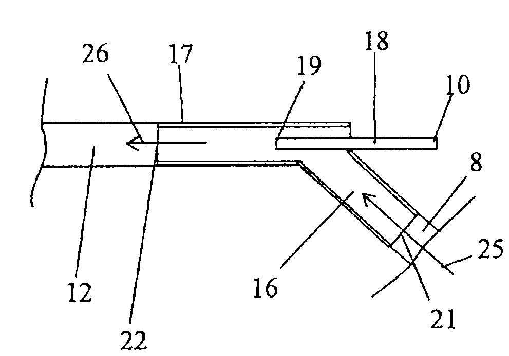 Device for handling powder for a welding appatarus