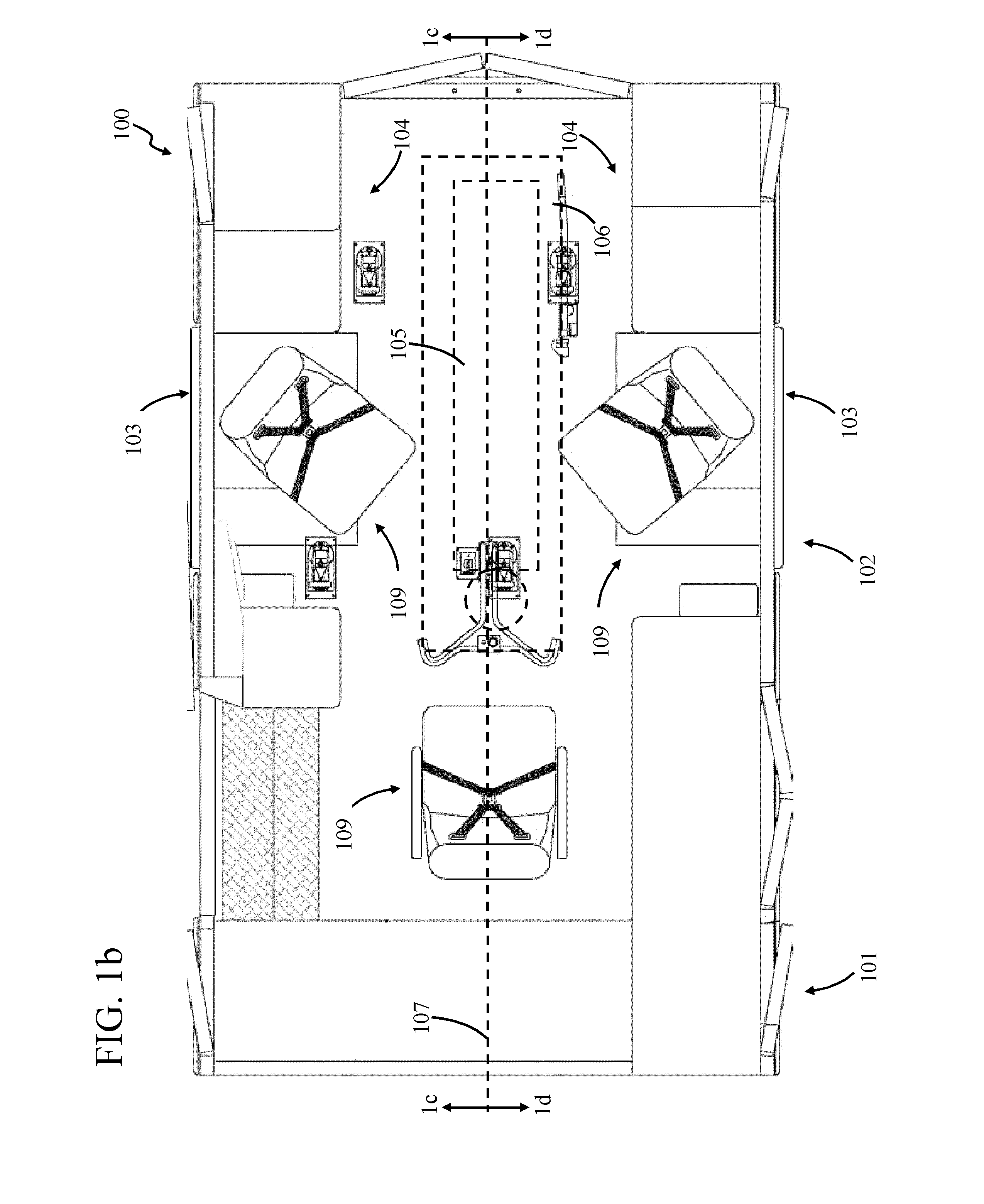 Side Seat and Swivel Restraint System