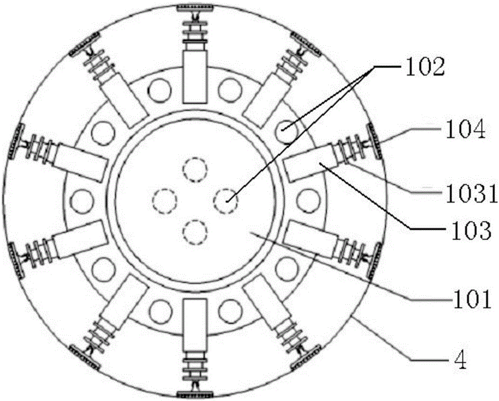 Fast repairing equipment and method for deep pit in concrete road surface