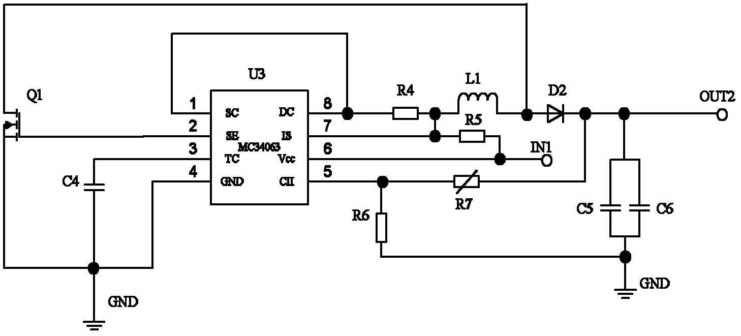 Pulse driving power supply of high-power semiconductor laser