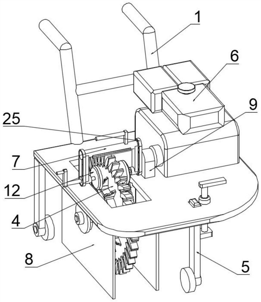 Road and bridge shallow crack repairing device