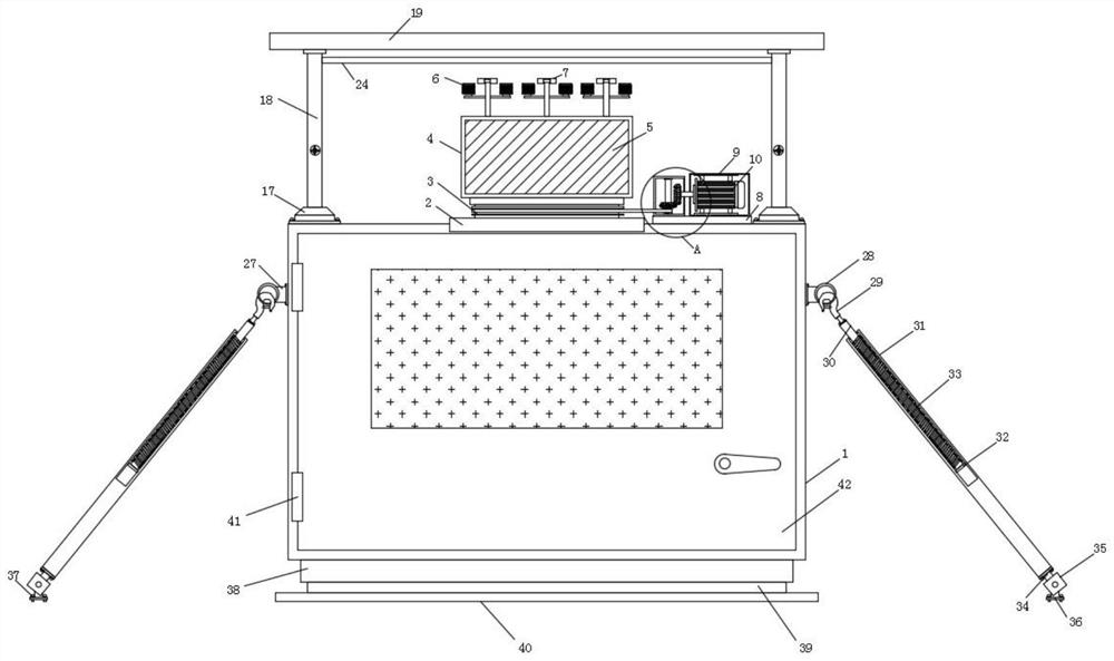 Vehicle-mounted three-dimensional environment air monitoring device