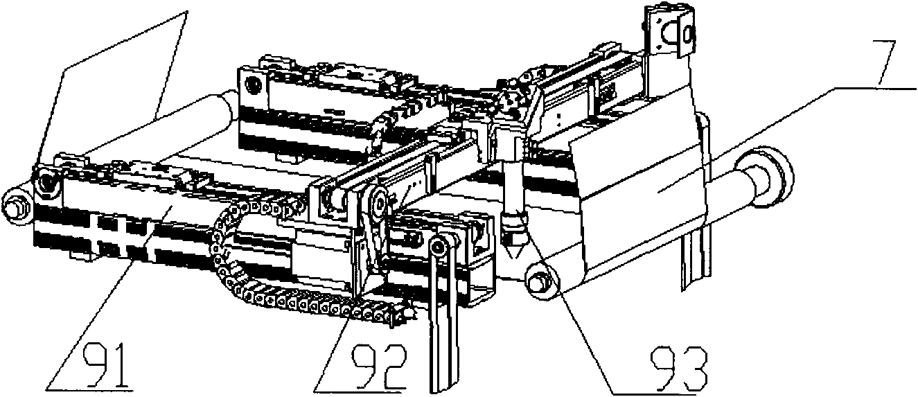 Fully automatic film sticking machine