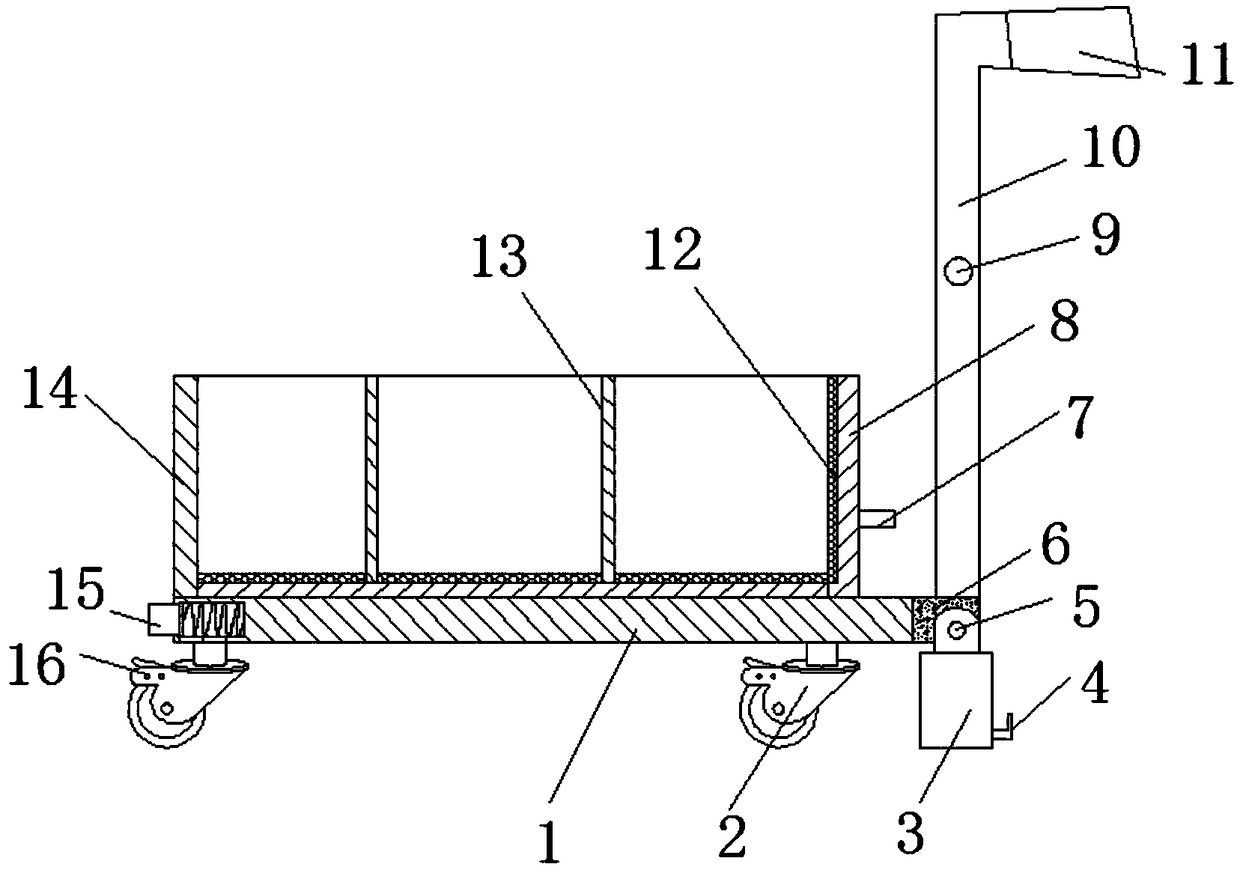 Electronic product transportation protecting device with high safety performance