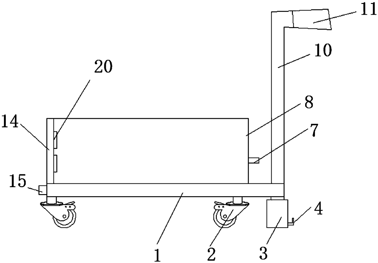 Electronic product transportation protecting device with high safety performance