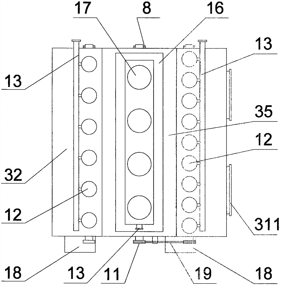 Modularized dynamic gas purification tower