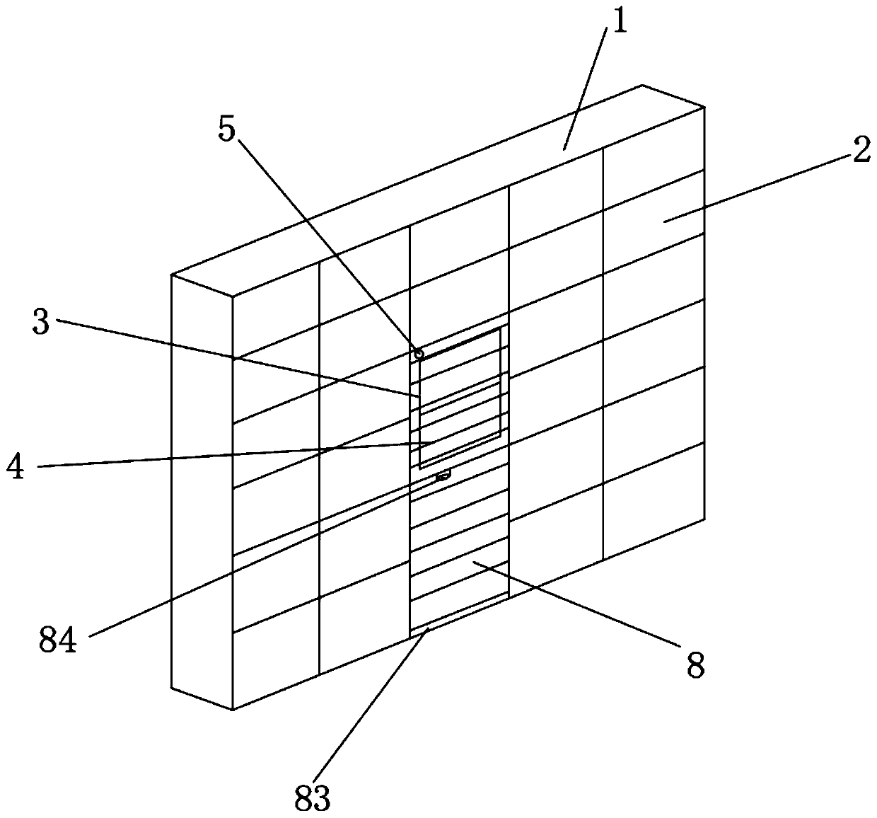 E-commerce express cabinet, express sending method thereof and express delivery and pickup method of E-commerce express cabinet