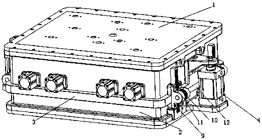 Automatic core pulling mechanism for single cylinder engine inner cavity loose piece