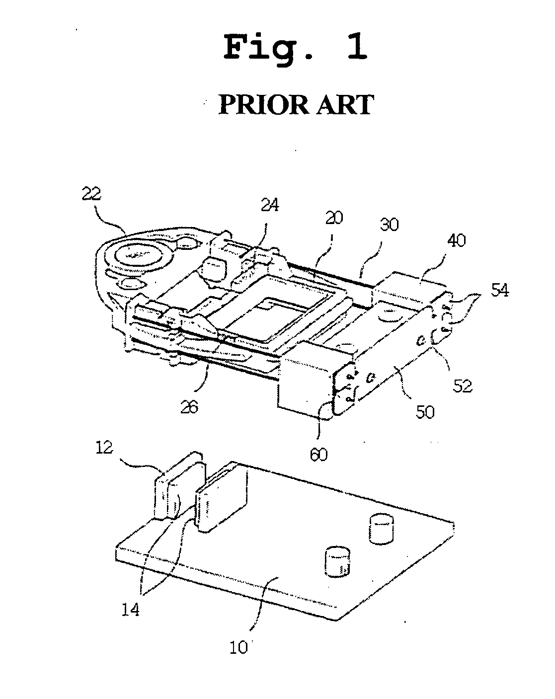 Optical pickup actuator