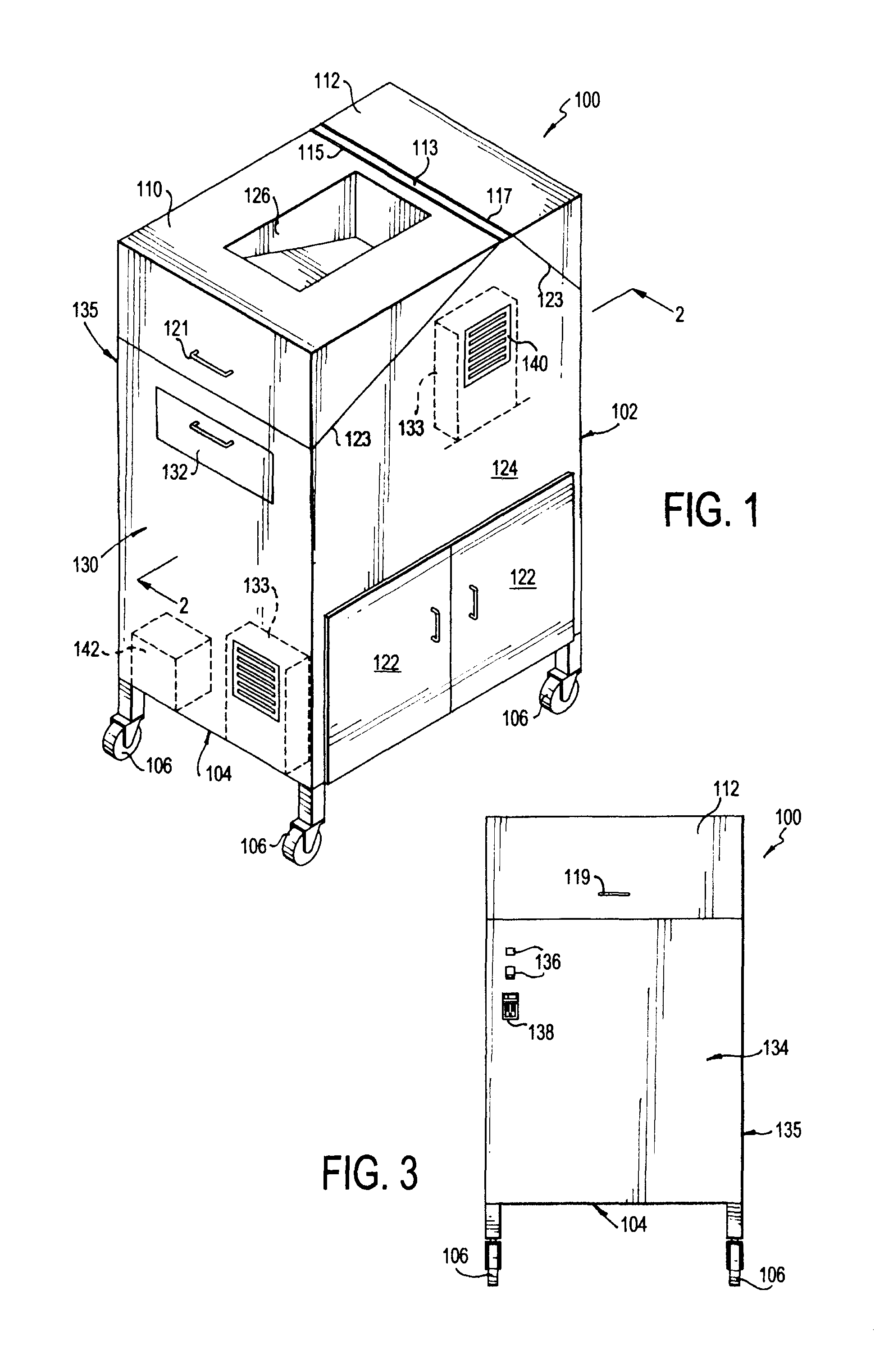 Portable cleanroom printing cabinet