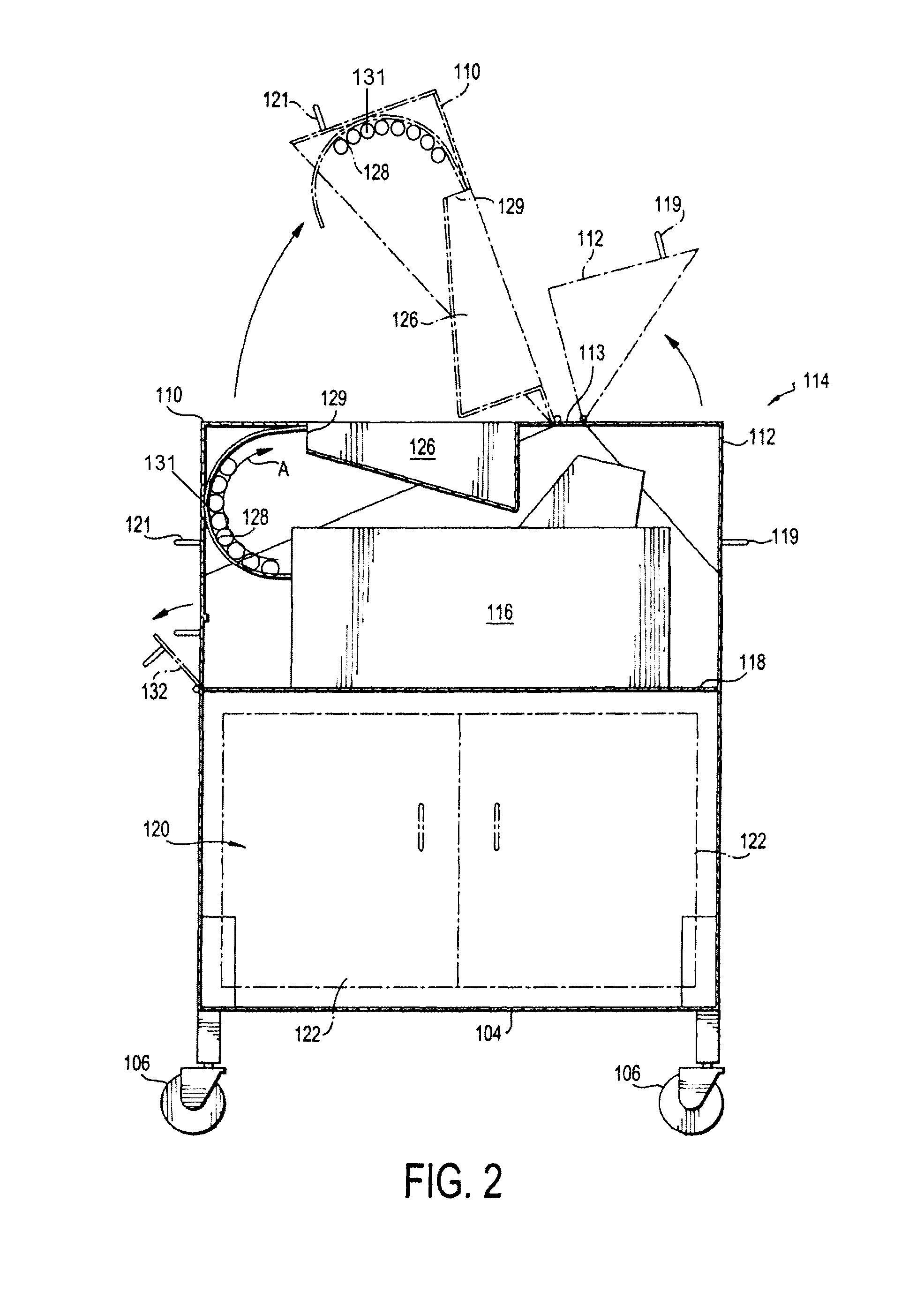 Portable cleanroom printing cabinet