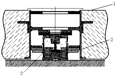 Quasi-zero stiffness vibration isolator floating slab track bed and design method thereof