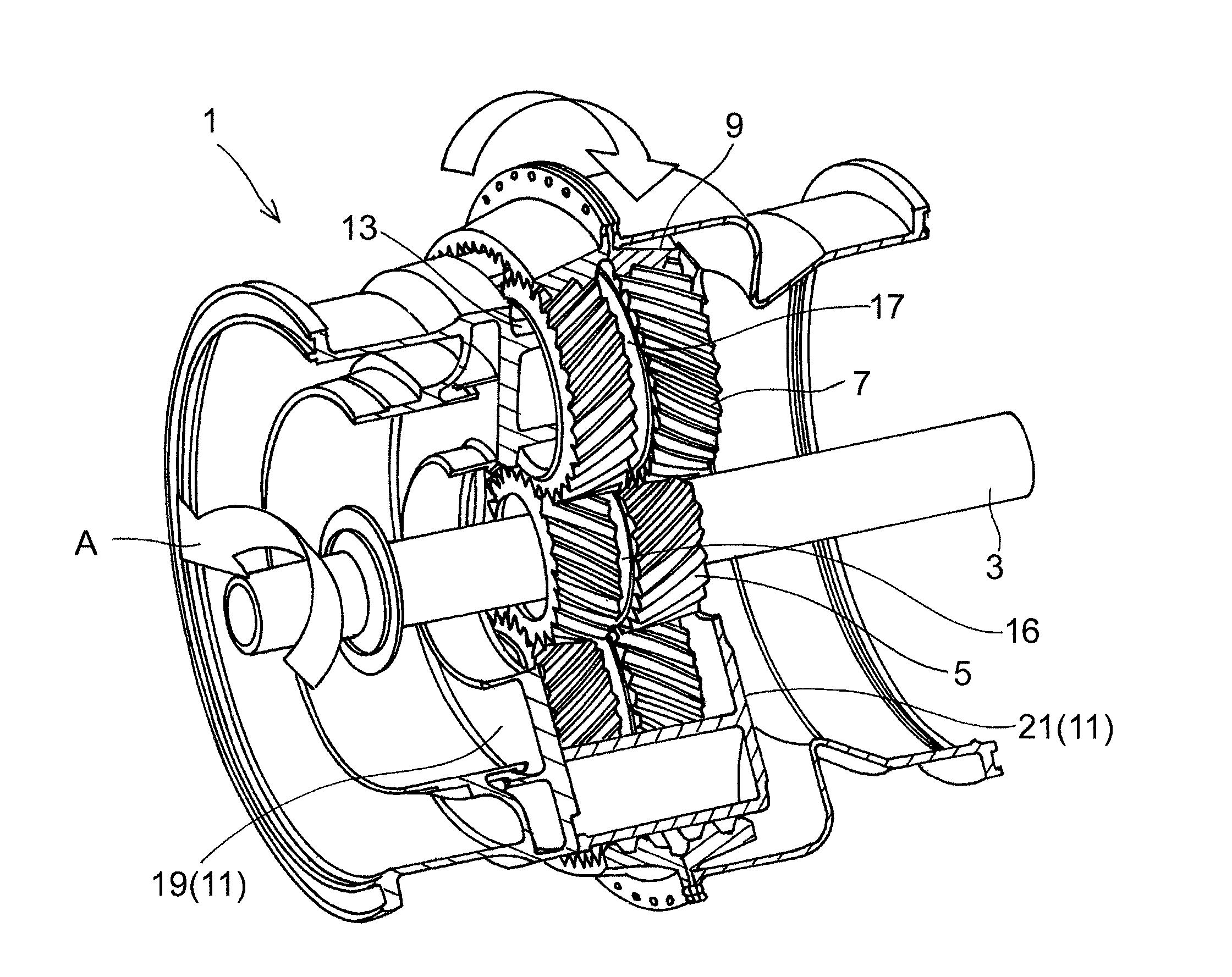 Planetary gear system and gear reducer