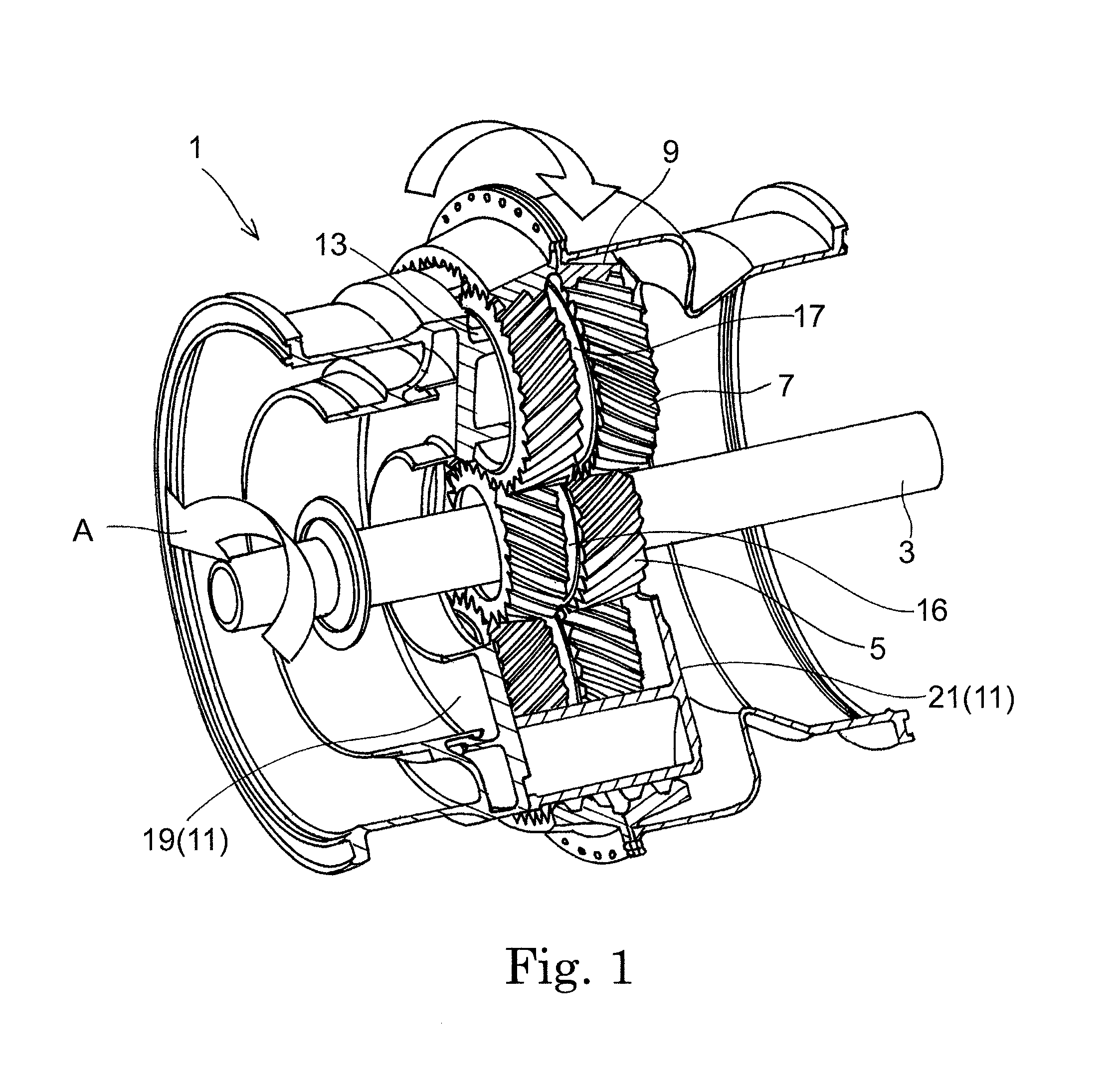 Planetary gear system and gear reducer