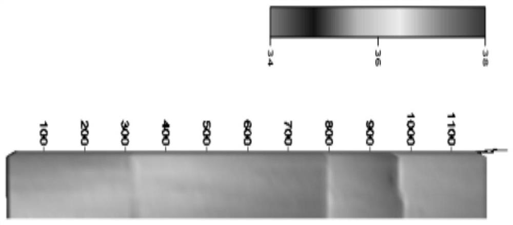 Experimental test method for effective length of acid etching crack