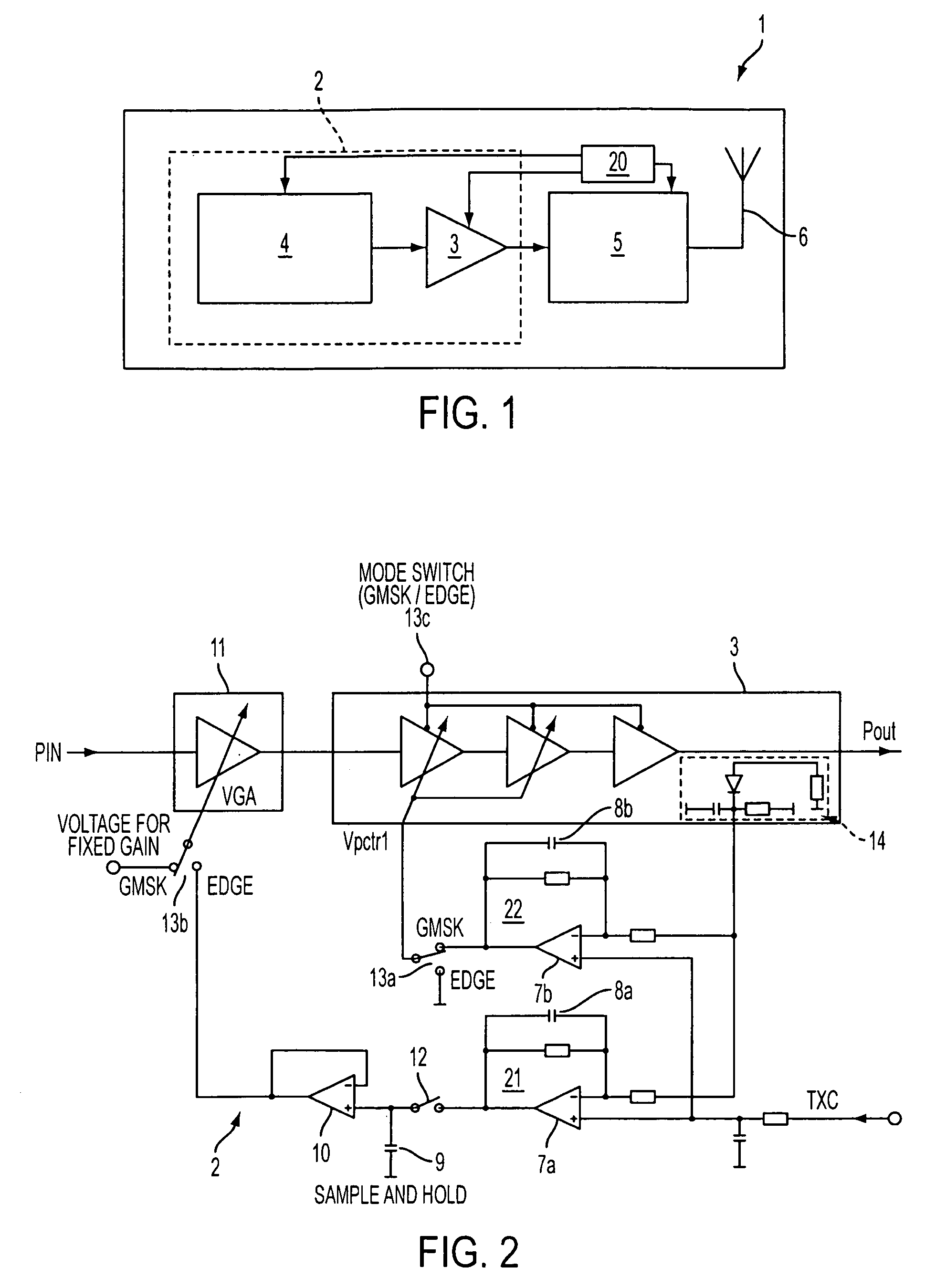 Controlling transmission mode on basis of power in preceding time slot