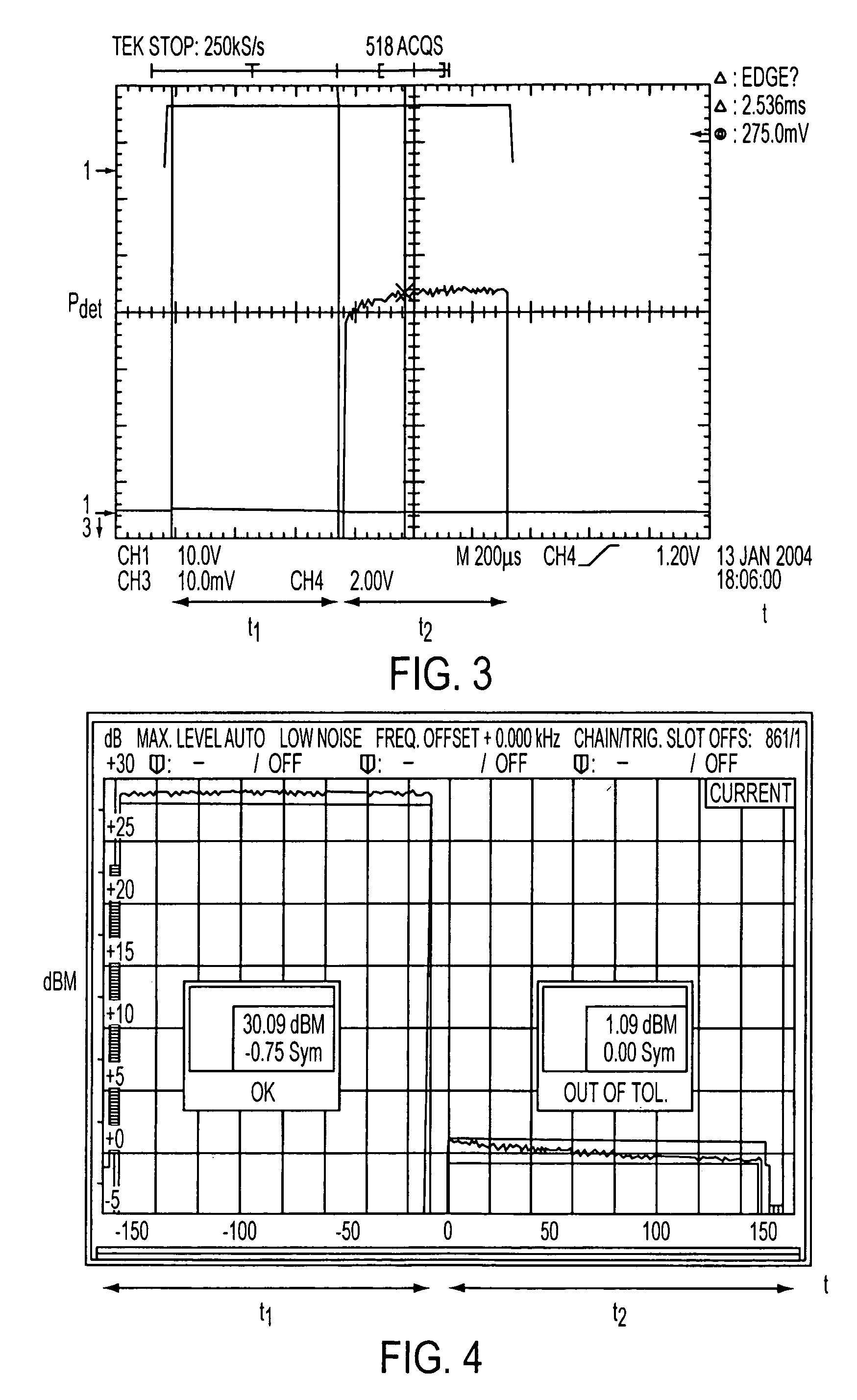 Controlling transmission mode on basis of power in preceding time slot