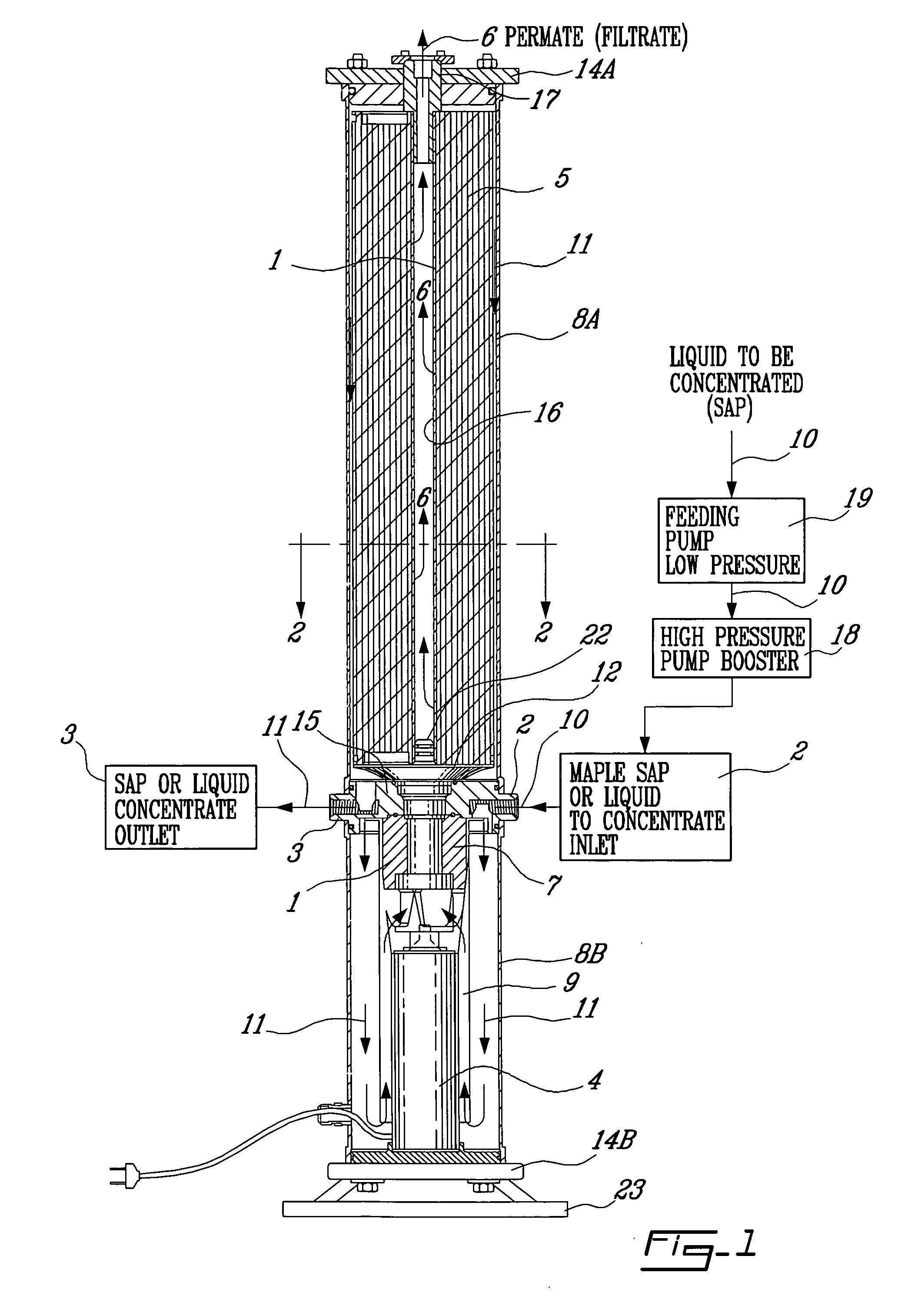 Liquid separation apparatus