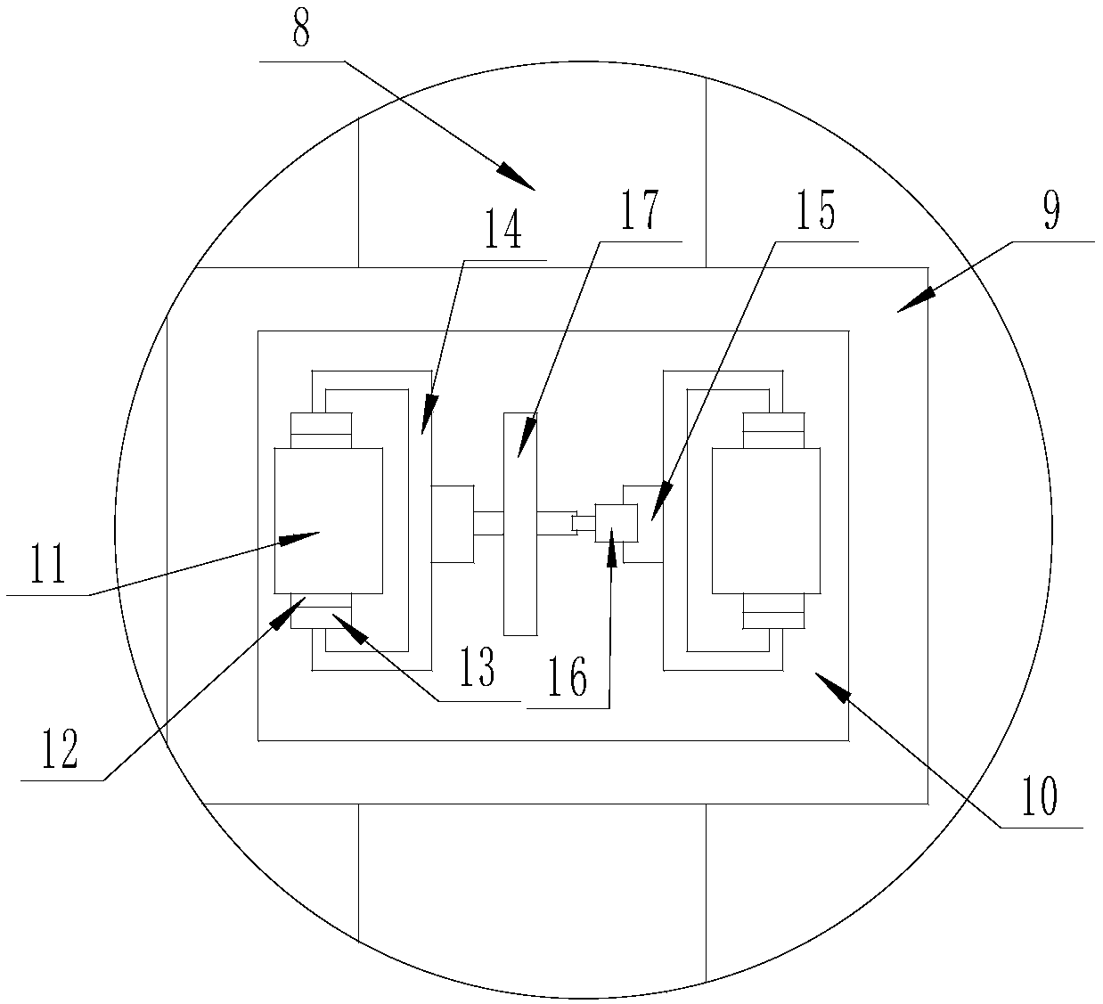 An automatic steel bar cutting device