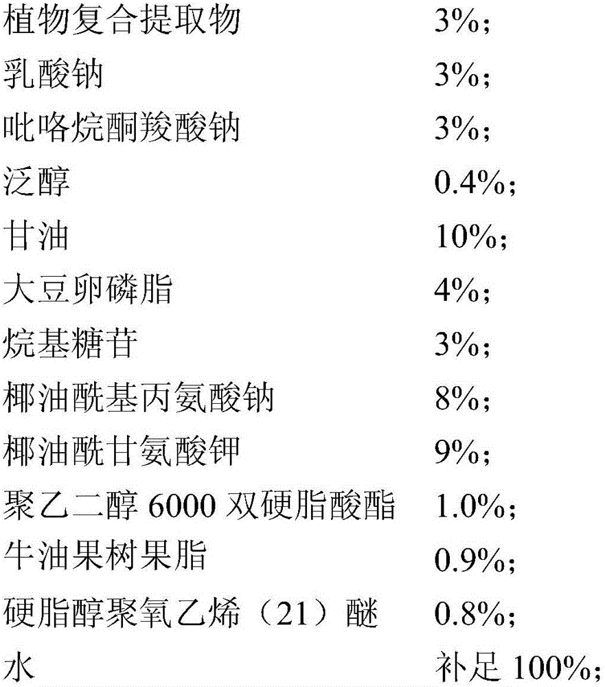 Amino acid facial cleanser as well as preparation method and application thereof