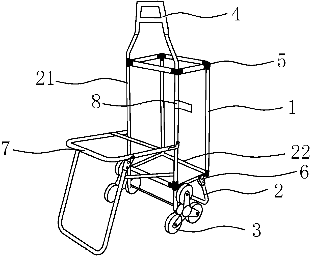 Outdoor multifunctional portable cart