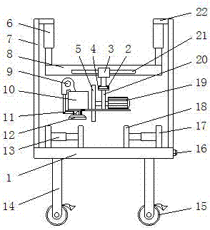 Wood molding processing device